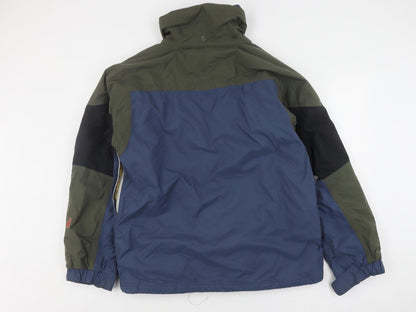Back view of NFA Men's Blue Green Windbreaker Jacket M