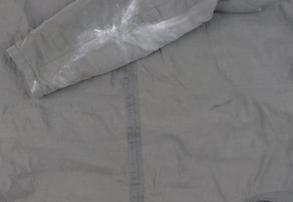 Close-up detail of ASOS Men's Green Parka Jacket M with Hooded Lining