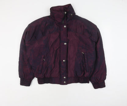 Rodeo Women's Purple Bomber Jacket Size 12