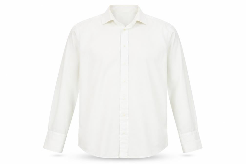 Jonelle Men's White Button-Up Casual Shirt, Size 15.5