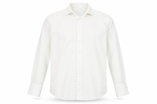 Jonelle Men's White Button-Up Casual Shirt, Size 15.5