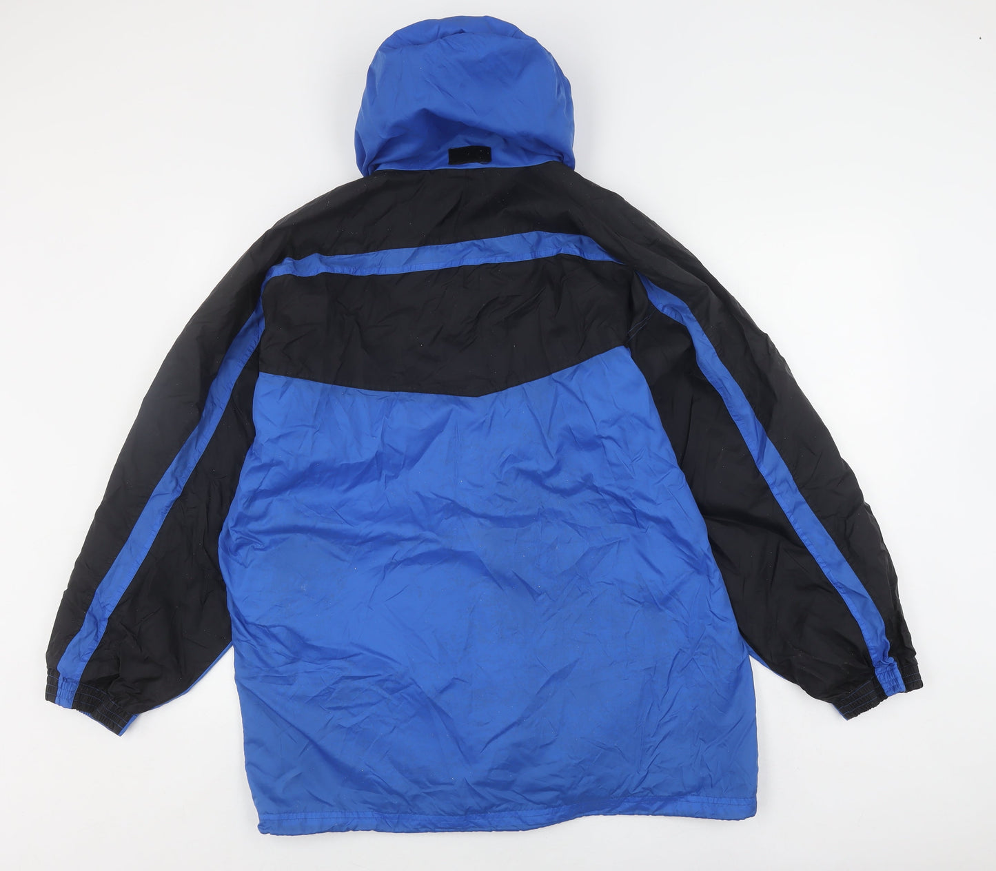 K-Way Men's Blue Waterproof Jacket Size M