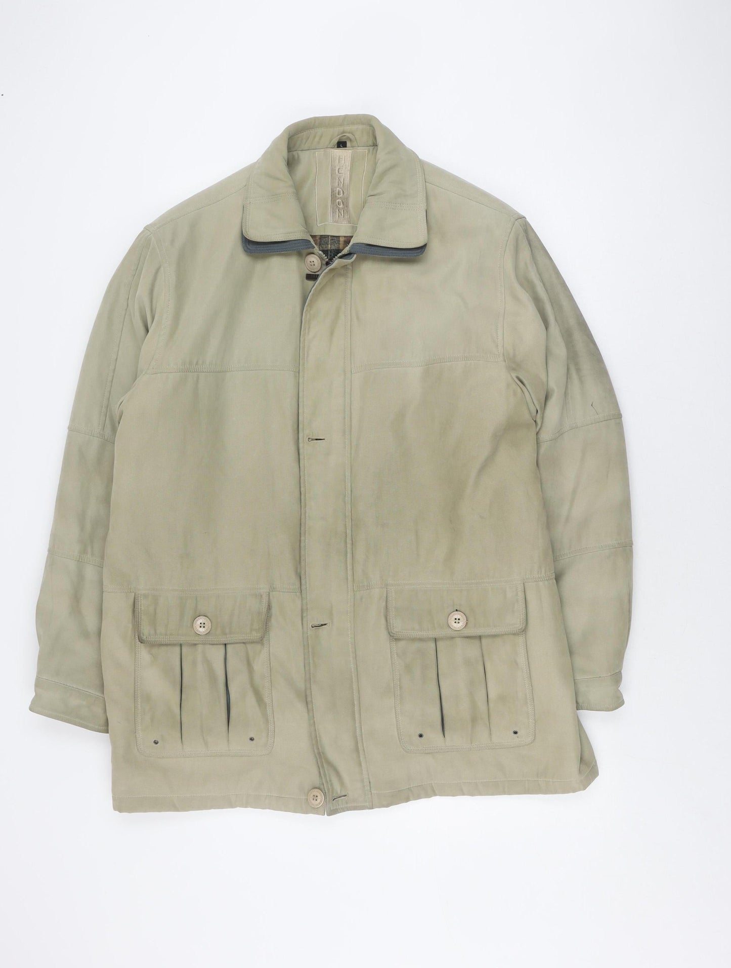 Hendon Men's Grey Basic Jacket - L, Casual Pockets