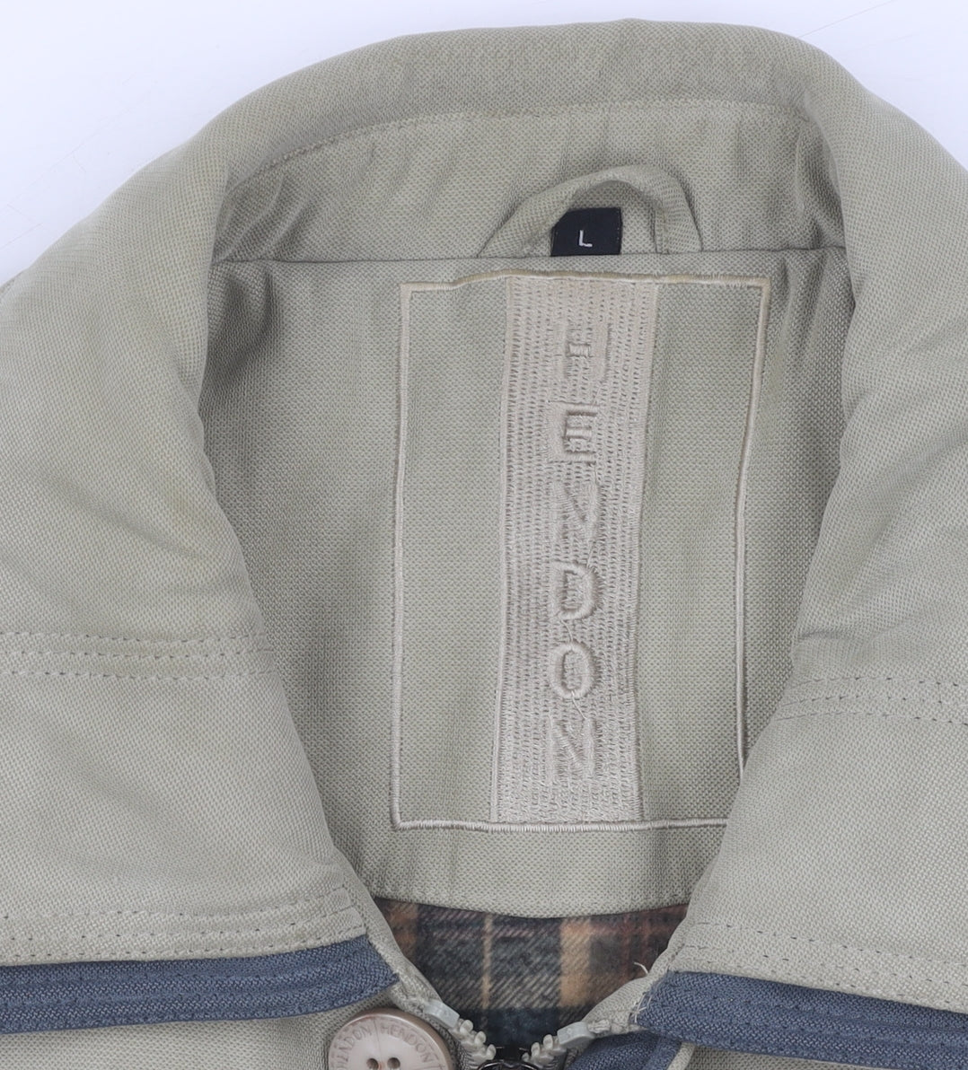 Hendon Men's Grey Basic Jacket - L, Casual Pockets