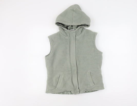 Next Girls Green Hooded Polyester Jacket - 12 Years