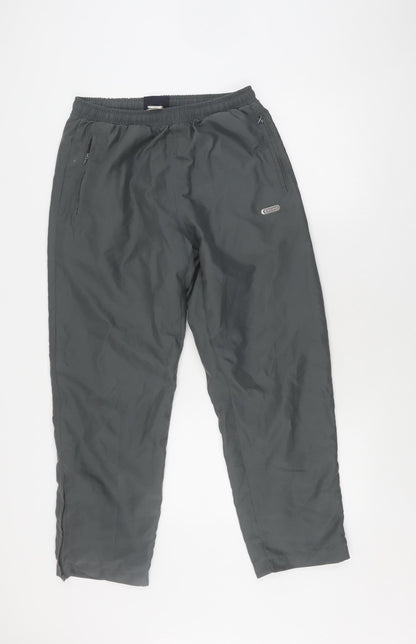 Olympus Womens  Grey Trousers Size 12 Elastic Waist