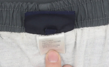 Olympus Womens  Grey Trousers Size 12 Elastic Waist