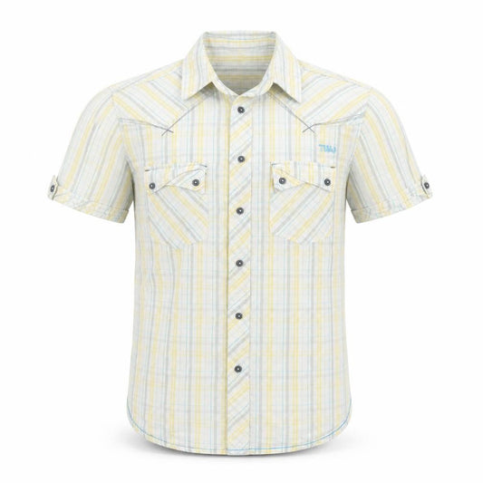 Tom Wolfe Jeans Men's Multicoloured Plaid Shirt S