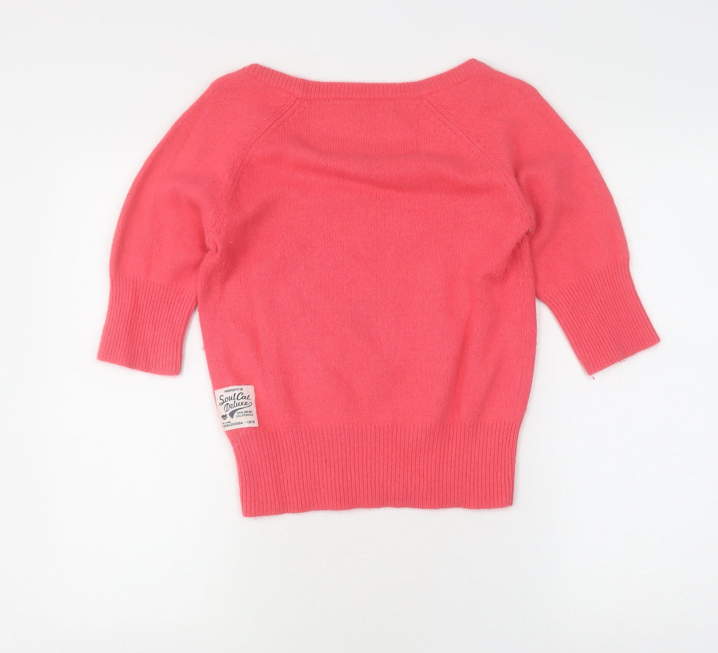 SoulCal Deluxe Pink Women's Pullover Jumper Size 10