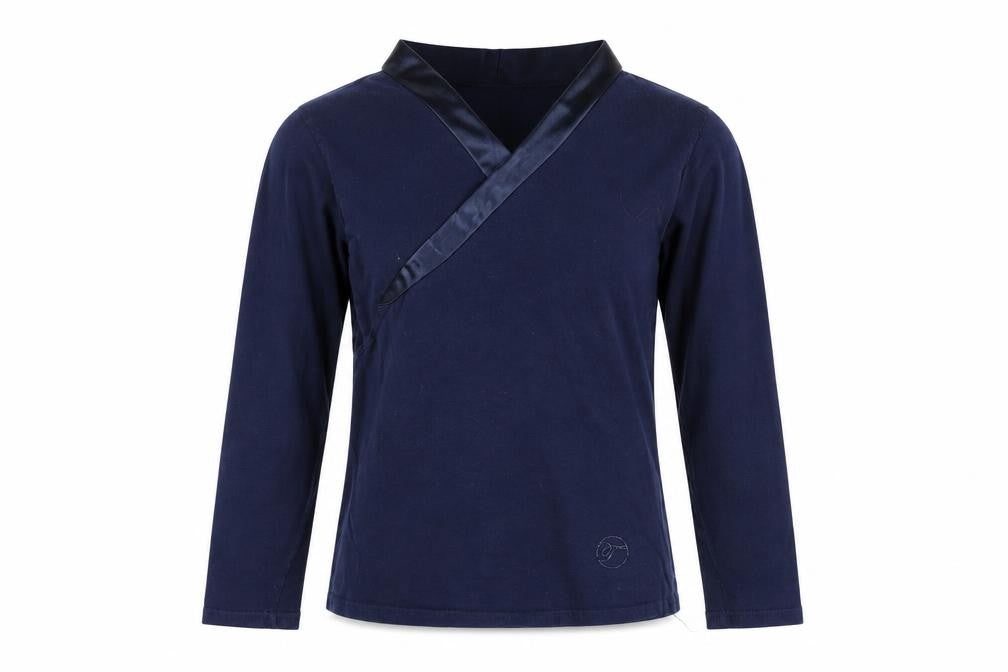 Temperley London Women's Blue Wrap Blouse, Size S