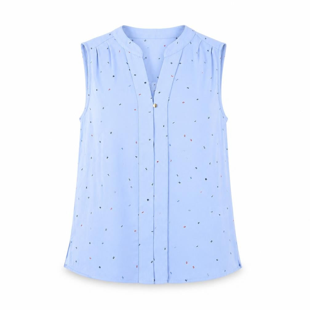Marks & Spencer Women's Blue Blouse, Size 10