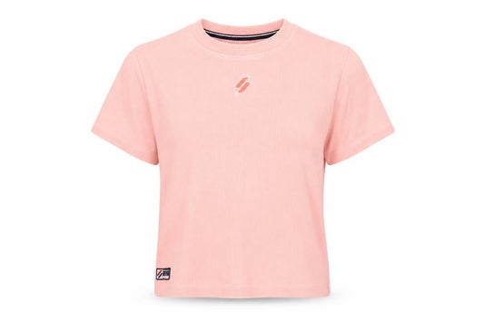 Superdry Women's Pink Crew Neck T-Shirt Size 14