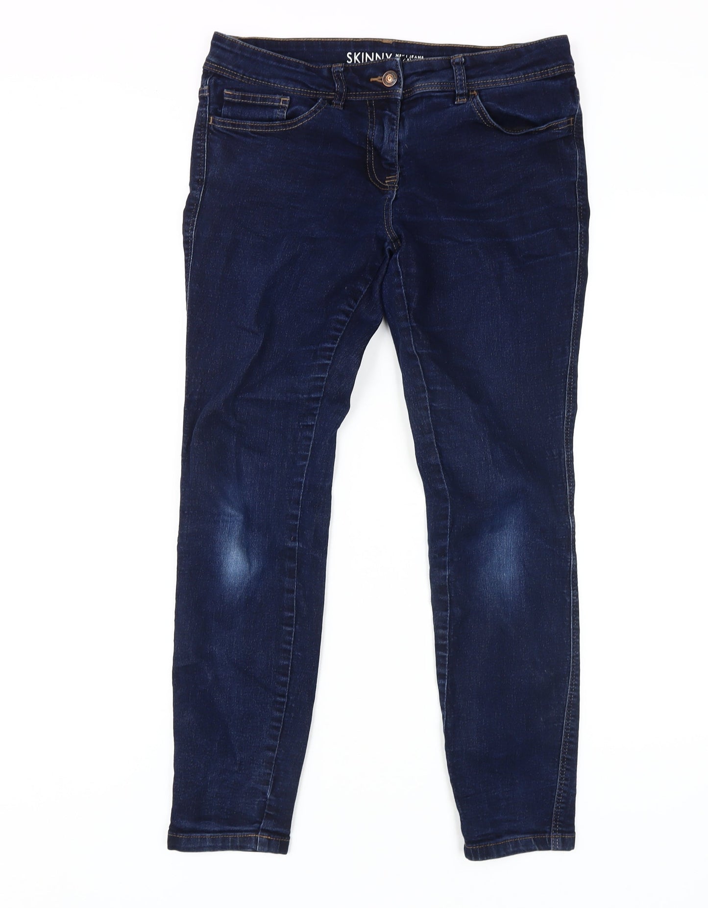 Next Women's Blue Skinny Jeans - Size 10, New