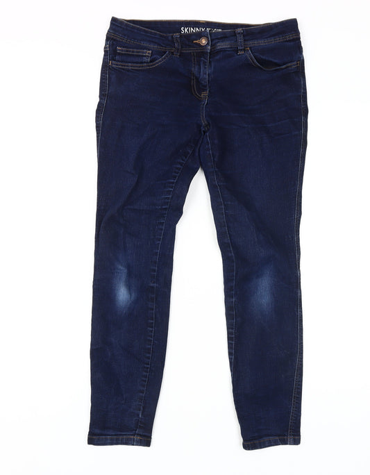 Next Women's Blue Skinny Jeans - Size 10, New