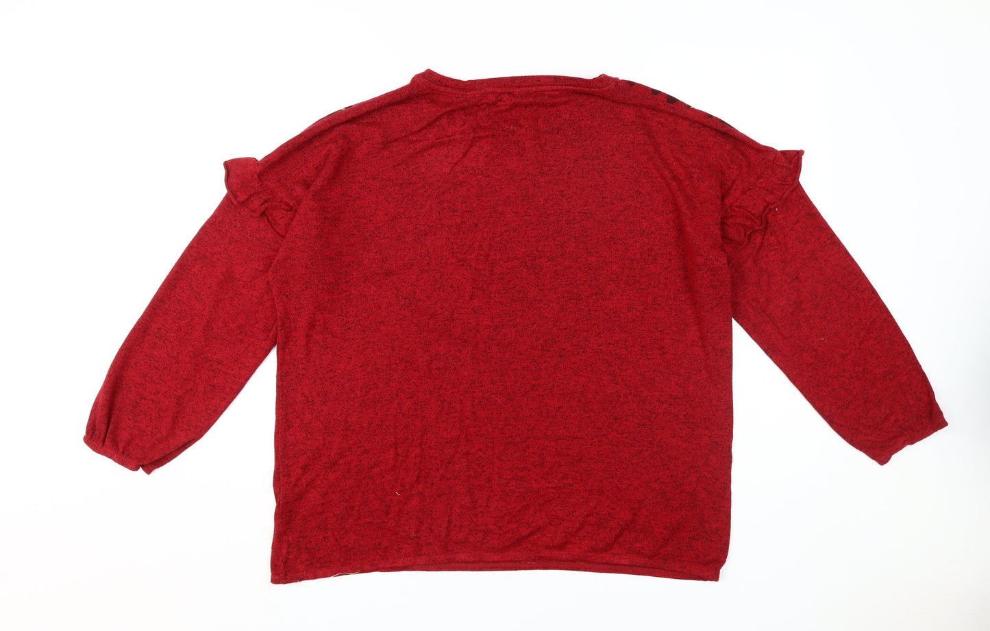 Kaleidoscope Women's Red Animal Print T-Shirt, Size 18