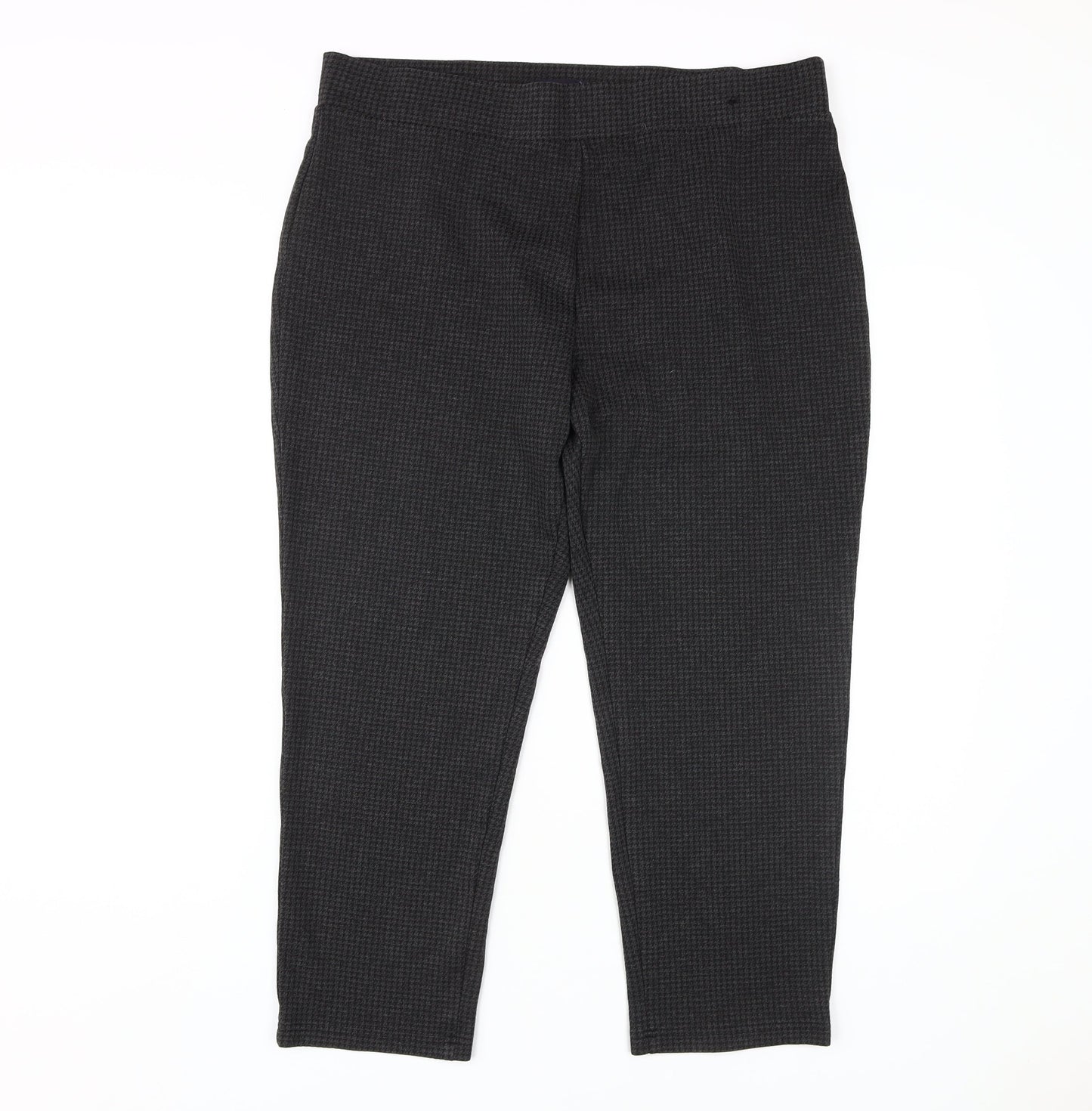 M&S Women's Black Trousers, Size 18, Regular Fit
