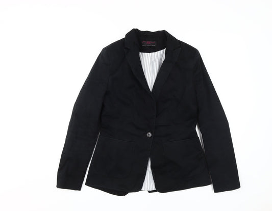 New Look Women's Black Blazer Suit Jacket Size 10