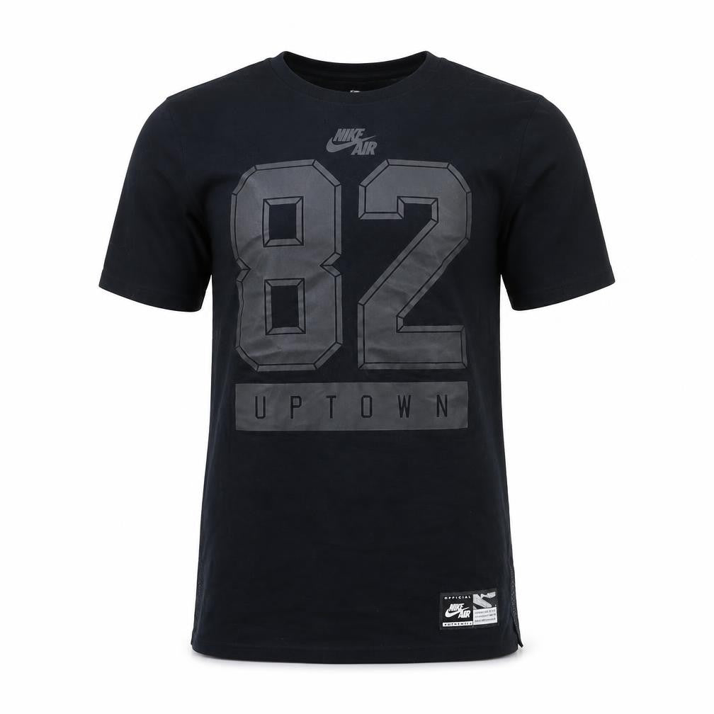 Nike Men's Black Graphic T-Shirt, Size S, Cotton Comfort