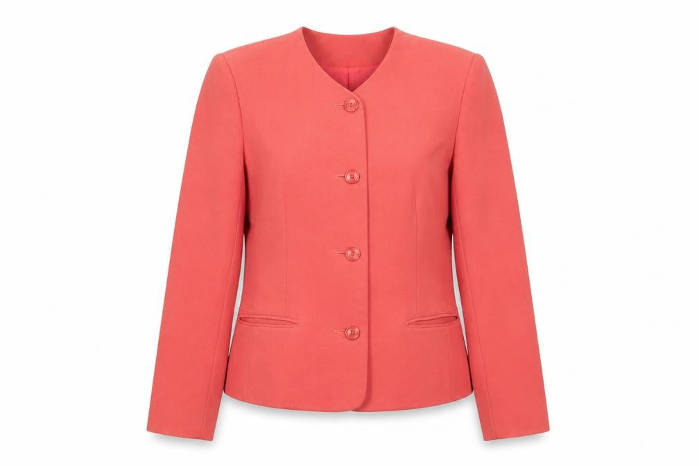 Alexon Women's Pink Blazer Size 10 with Notch Lapel