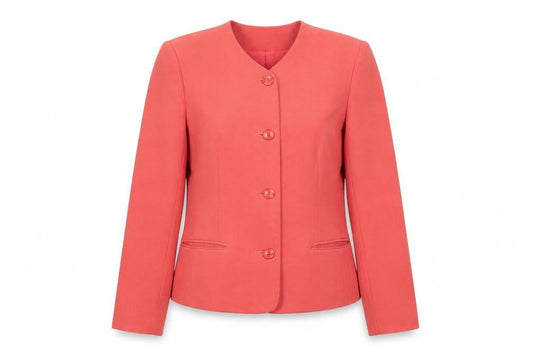 Alexon Women's Pink Blazer Size 10 with Notch Lapel