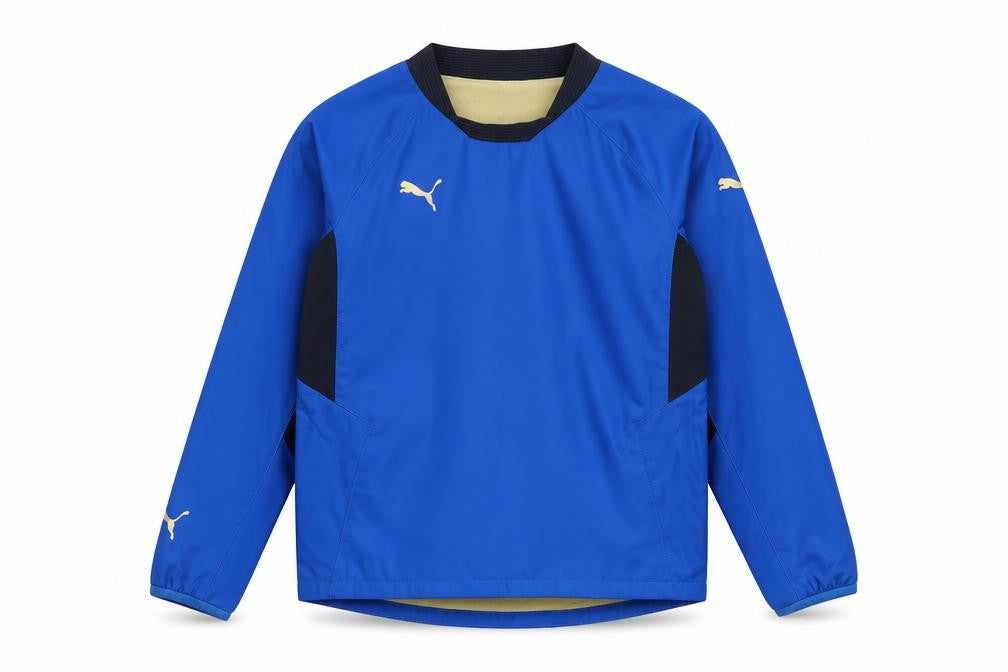 Puma Boys Blue Pullover Sweatshirt, Size UK 12, Logo Accent
