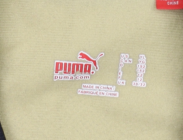 Puma Boys Blue Pullover Sweatshirt, Size UK 12, Logo Accent