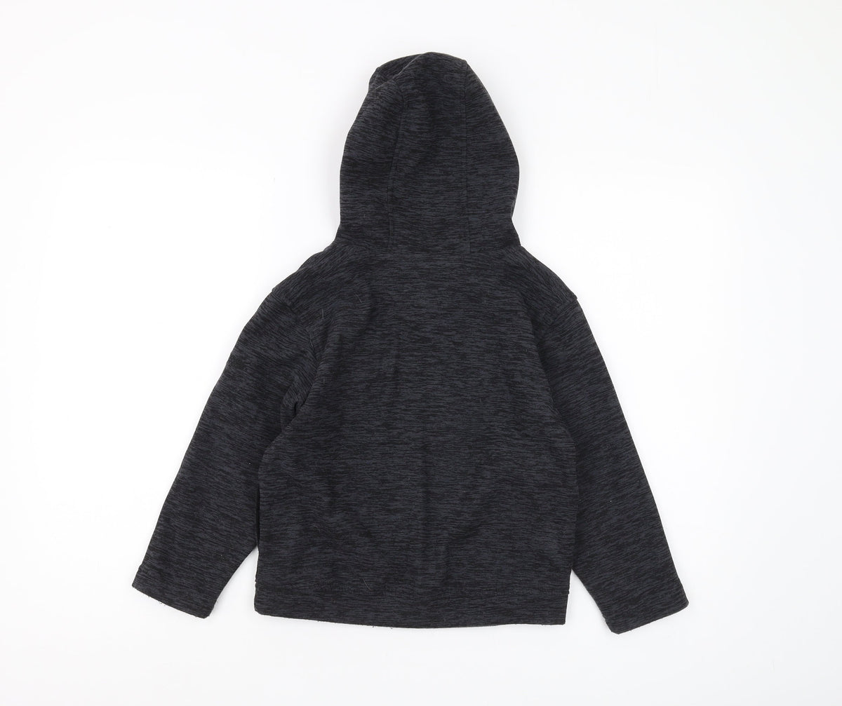 Regatta Boys Black Fleece Hoodie 7-8 Years Pullover
