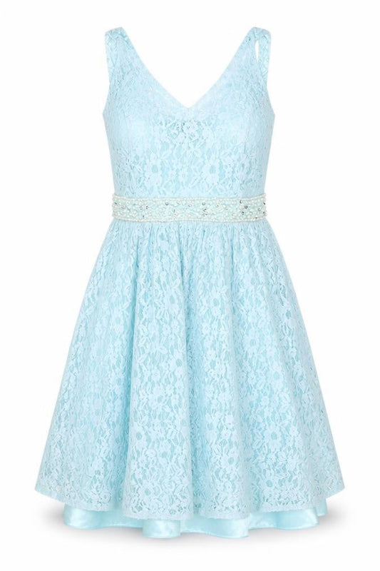 Quiz Women Blue A-Line Knee Length Dress