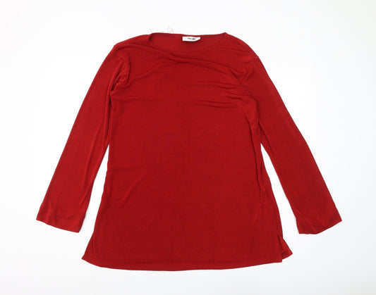 Wallis Women's Red Tunic, Size 12, Autumn Chic