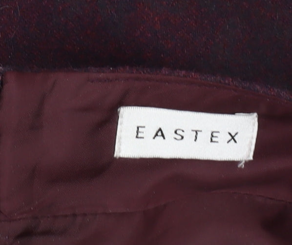 Eastex Women's Purple A-Line Midi Skirt Size 10