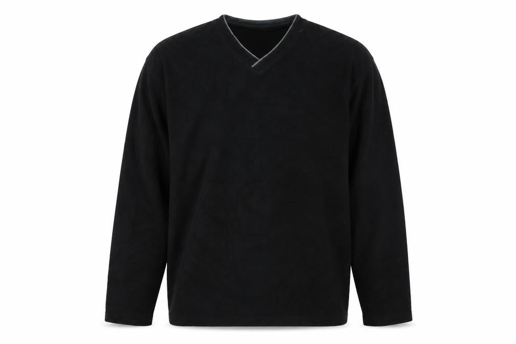 Bridgeport Men's Black V-Neck Pullover Sweatshirt M