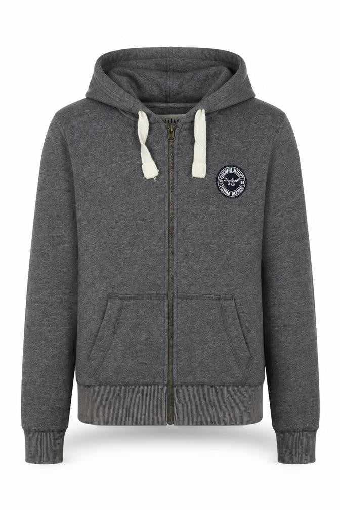 SoulCal Women's Grey Full Zip Hoodie Size 10