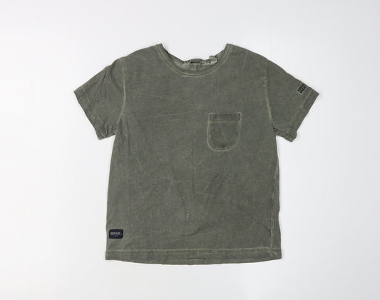Regatta Grey T-Shirt Unisex Kids 7-8 Years Basic Style