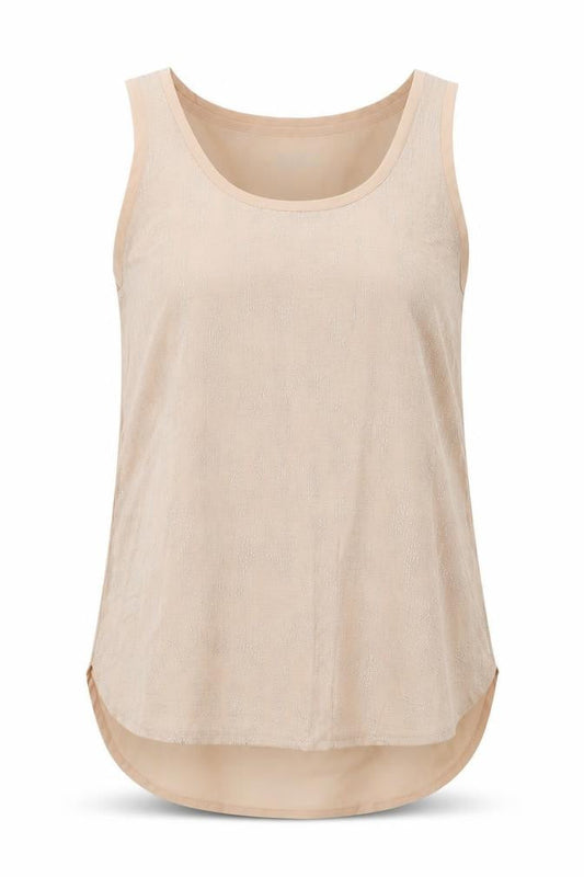 Calvin Klein Women's Beige Tank Top M Sleeveless