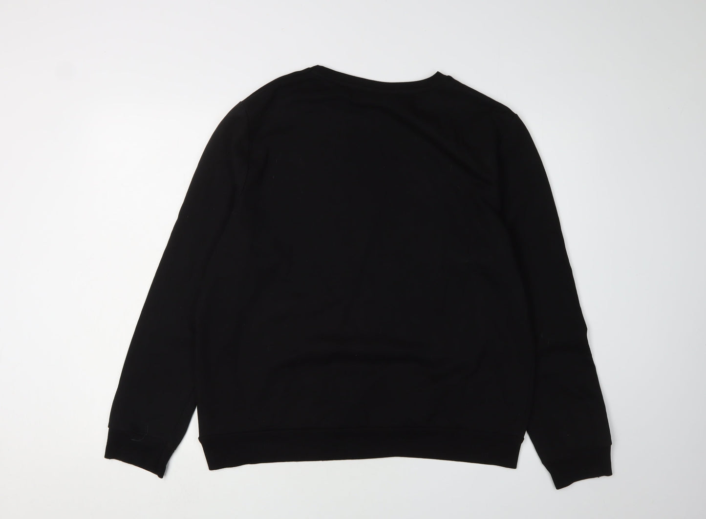 Harry Potter Women's Black Sequin Pullover Sweatshirt L