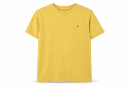 Tommy Hilfiger Boys Yellow Casual T-Shirt M, Short Sleeve