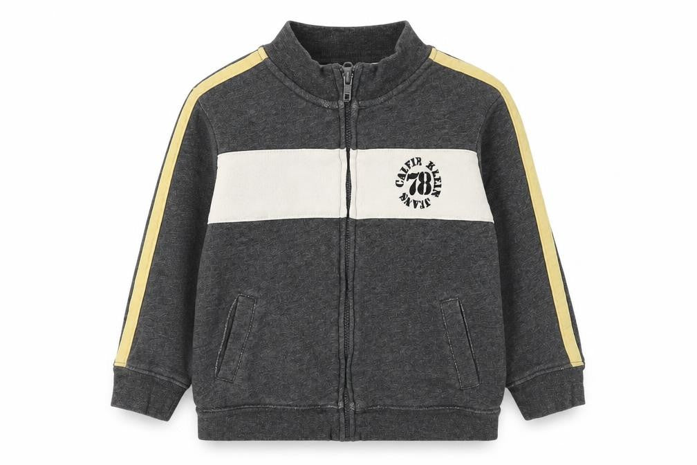 Calvin Klein Boys Grey Full Zip Sweatshirt 4 Years