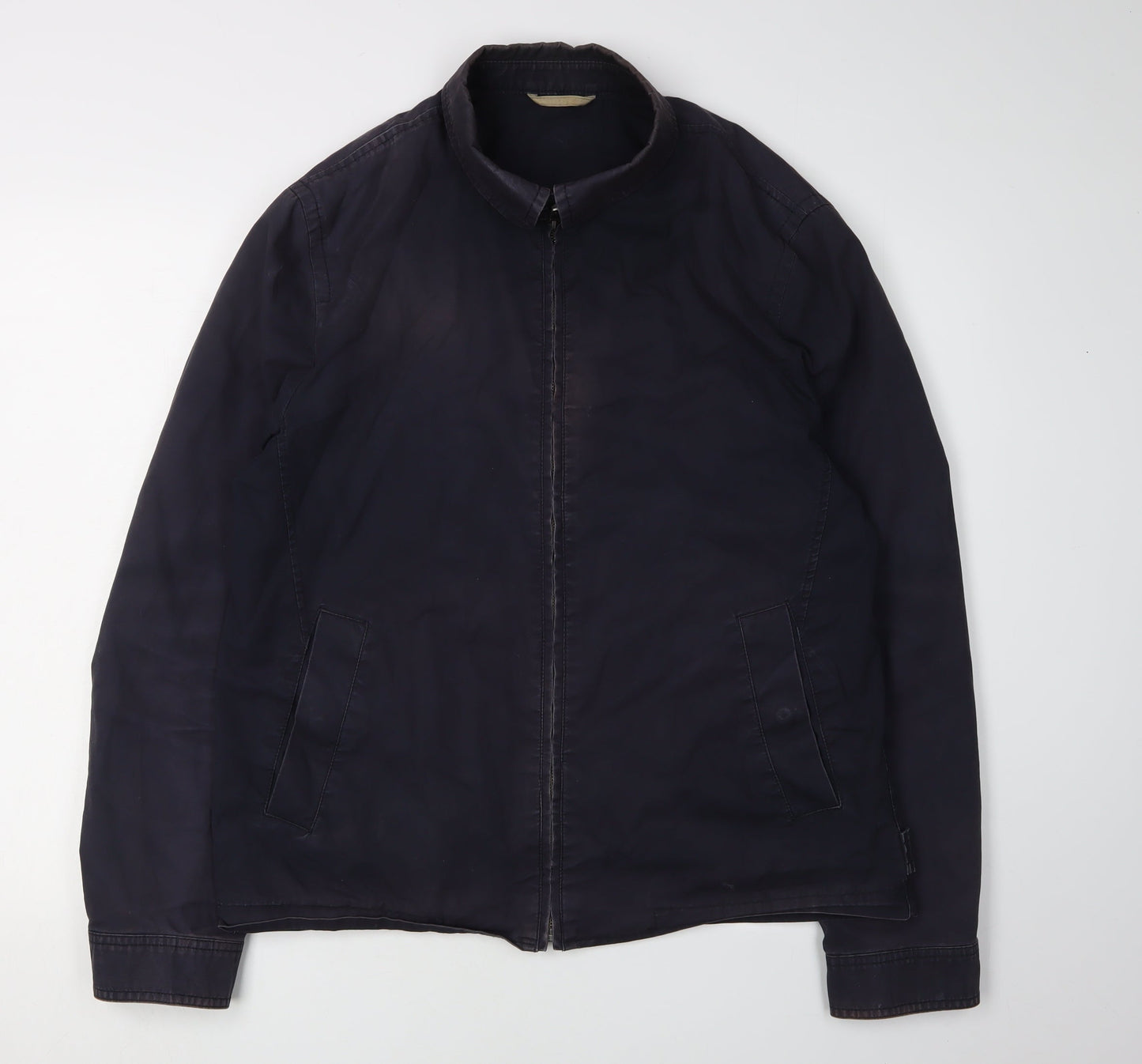 John Lewis Men's Black Cotton Casual Jacket, Size L