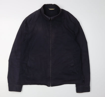 John Lewis Men's Black Cotton Casual Jacket, Size L