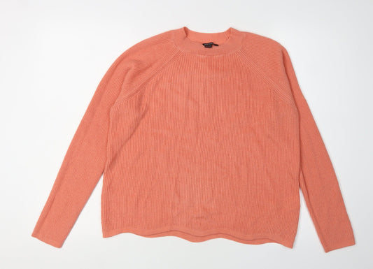 Esmara Women's Pink Crew Neck Pullover Jumper S