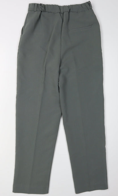 Mango Women's Green XS Trousers with Pockets