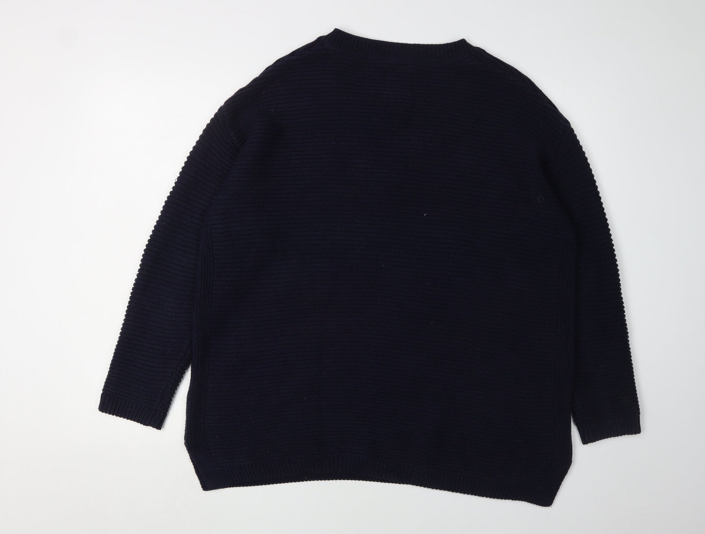 Country Rose Women's Black Knit Pullover Jumper L