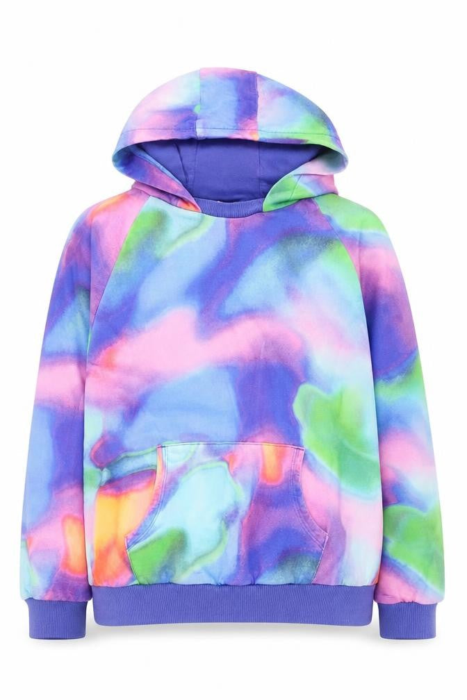 Next Girls Multicoloured Cotton Pullover Hoodie, 12 Years