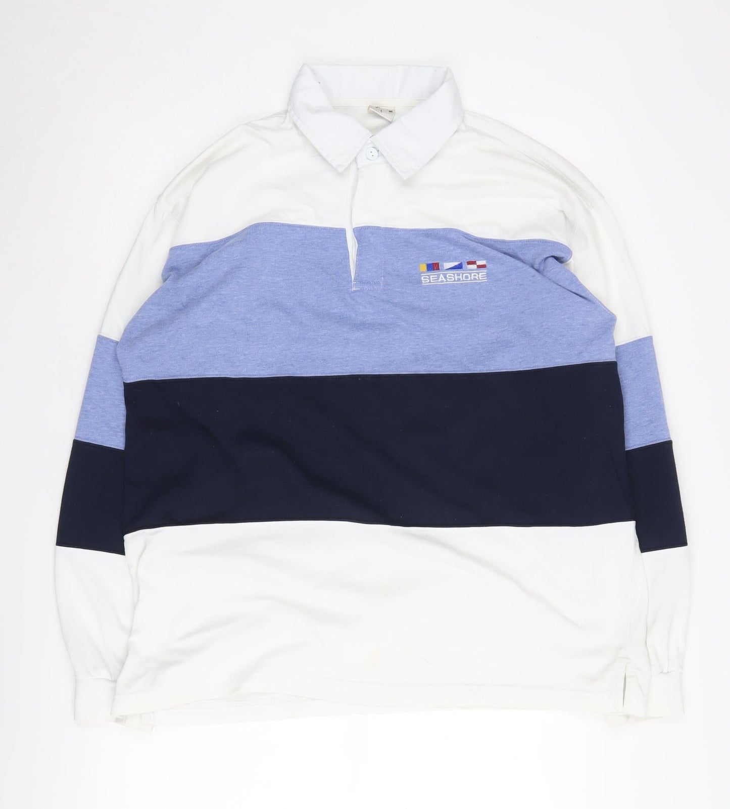 Angelo Litrico Men's Multicoloured Long Sleeve Polo