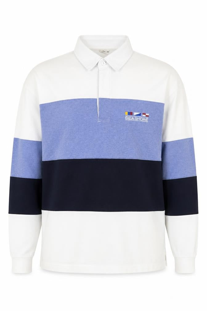 Angelo Litrico Men's Multicoloured Long Sleeve Polo