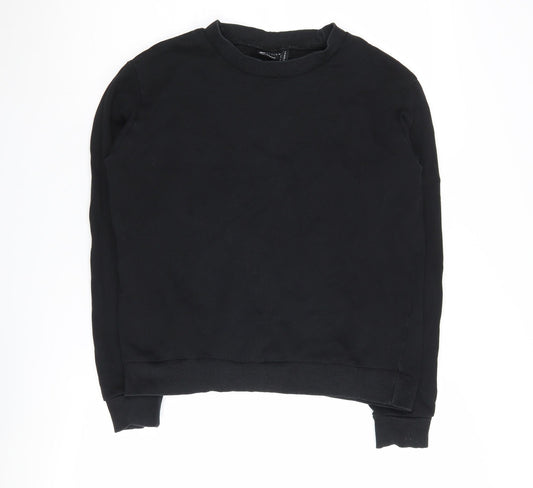 ASOS DESIGN Women's Black Pullover Sweatshirt Size 8