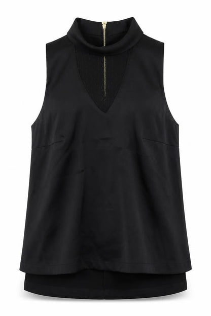 River Island Women's Black Tunic Blouse Size 10