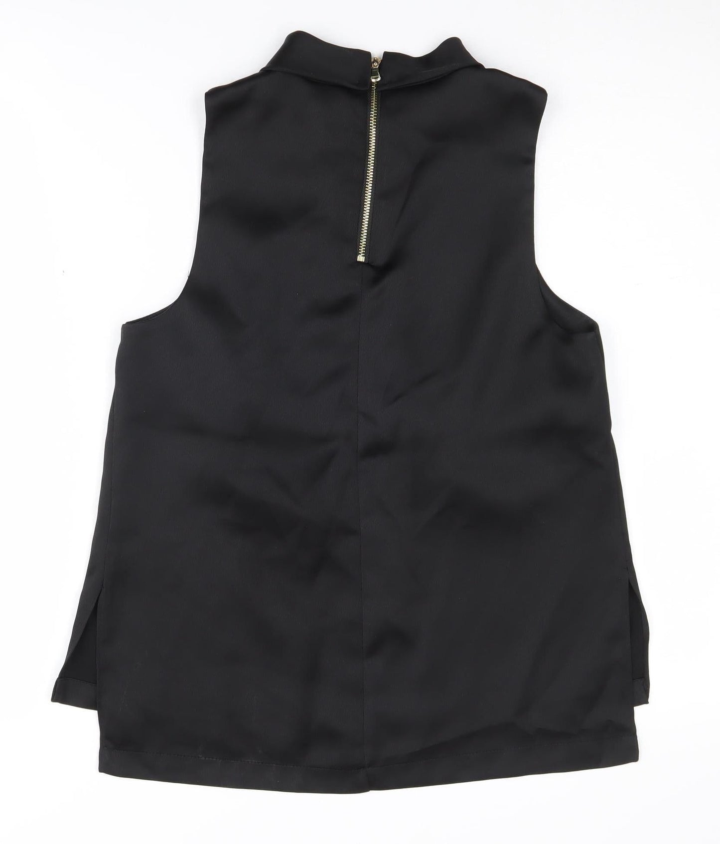 River Island Women's Black Tunic Blouse Size 10