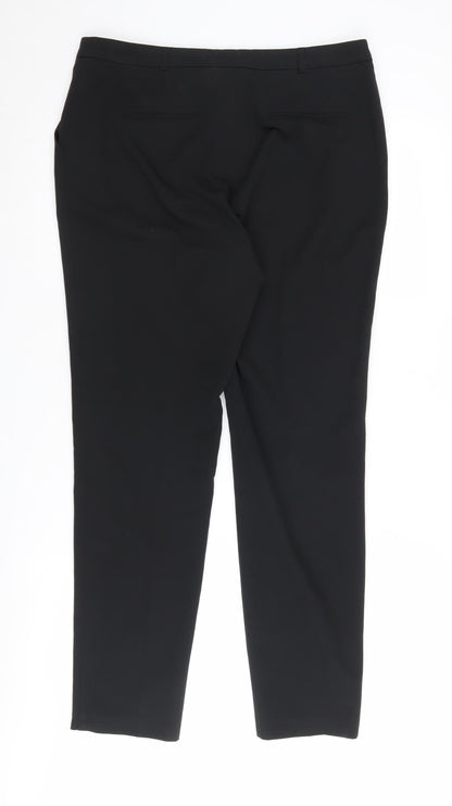 Additional front view of Red Herring Women's Black Straight Trousers, size 12