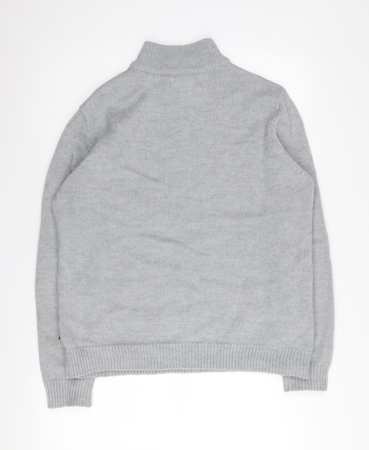 French Connection Women’s Grey High Neck Jumper - L